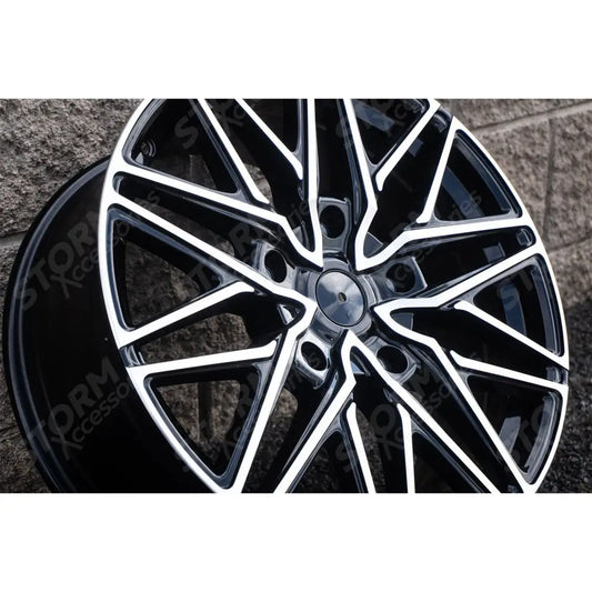 Alloys 5x160 Black Machined Face For Transit Custom Tourneo Sport - 20 Inch