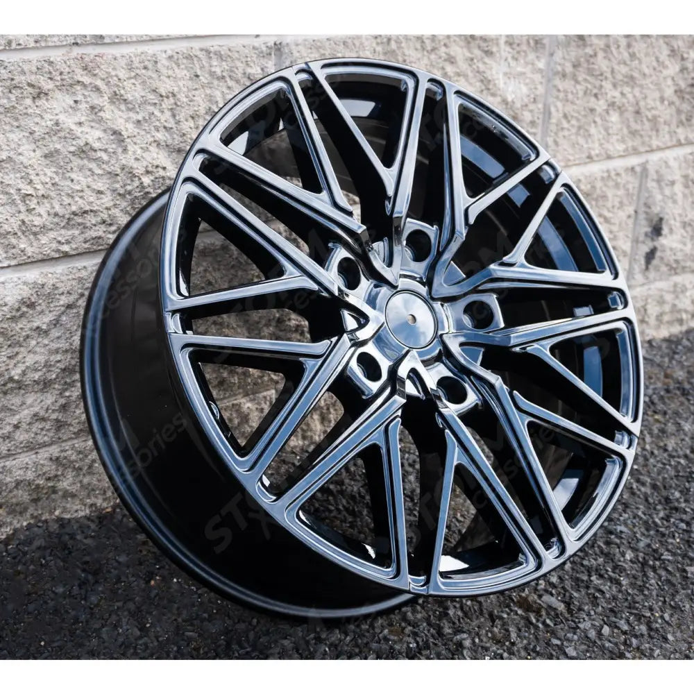 Alloys 5x160 Gloss Black Qty 1 For Transit Custom Tourneo Sport - 20 Inch