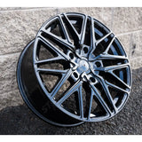 Alloys 5x160 Gloss Black Qty 1 For Transit Custom Tourneo Sport - 20 Inch