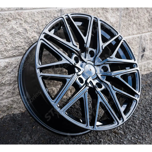 Alloys 5x160 Gloss Black Qty 1 For Transit Custom Tourneo Sport - 20 Inch