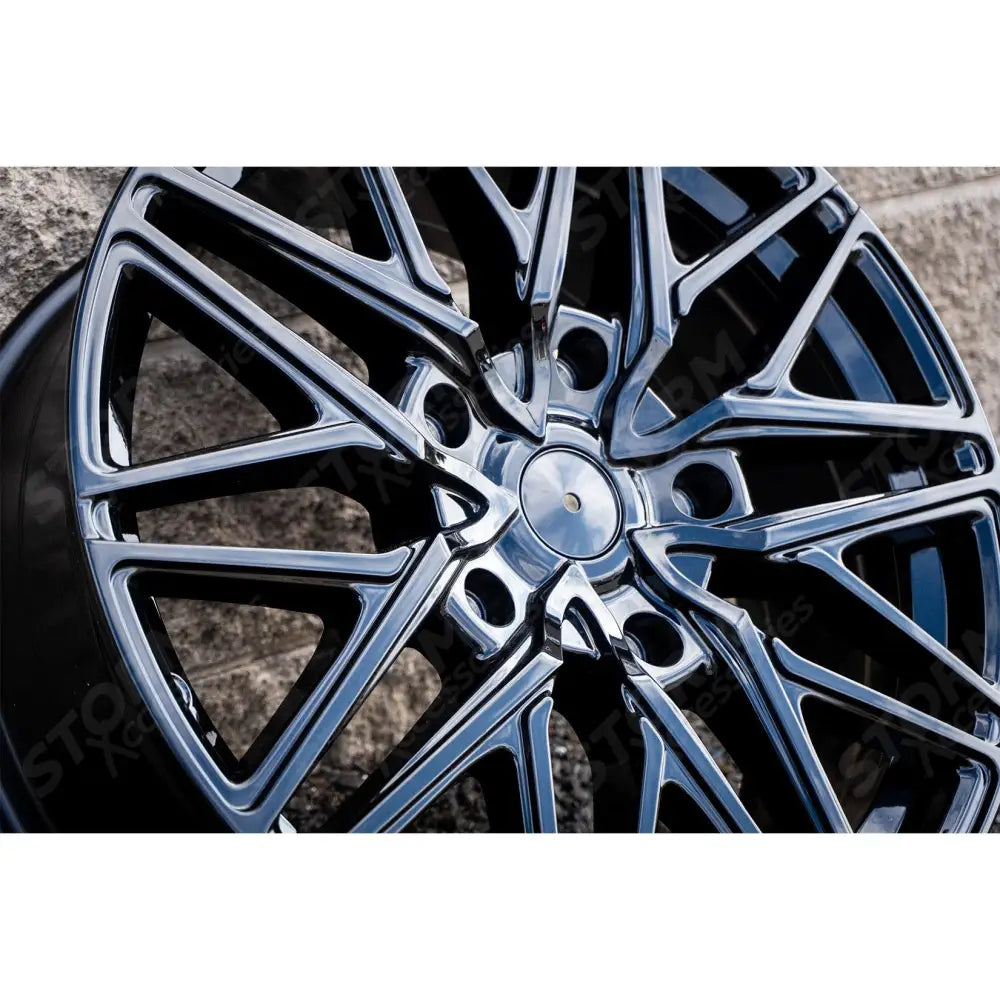 Alloys 5x160 Gloss Black Qty 1 For Transit Custom Tourneo Sport - 20 Inch