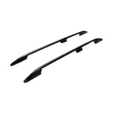 Aluminium Roof Bars Black For Ford Transit Custom LWB 2013 - 2024