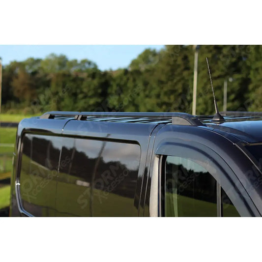 Aluminium Roof Bars Black For Renault Trafic - Vauxhall Vivaro - LWB 2014 On