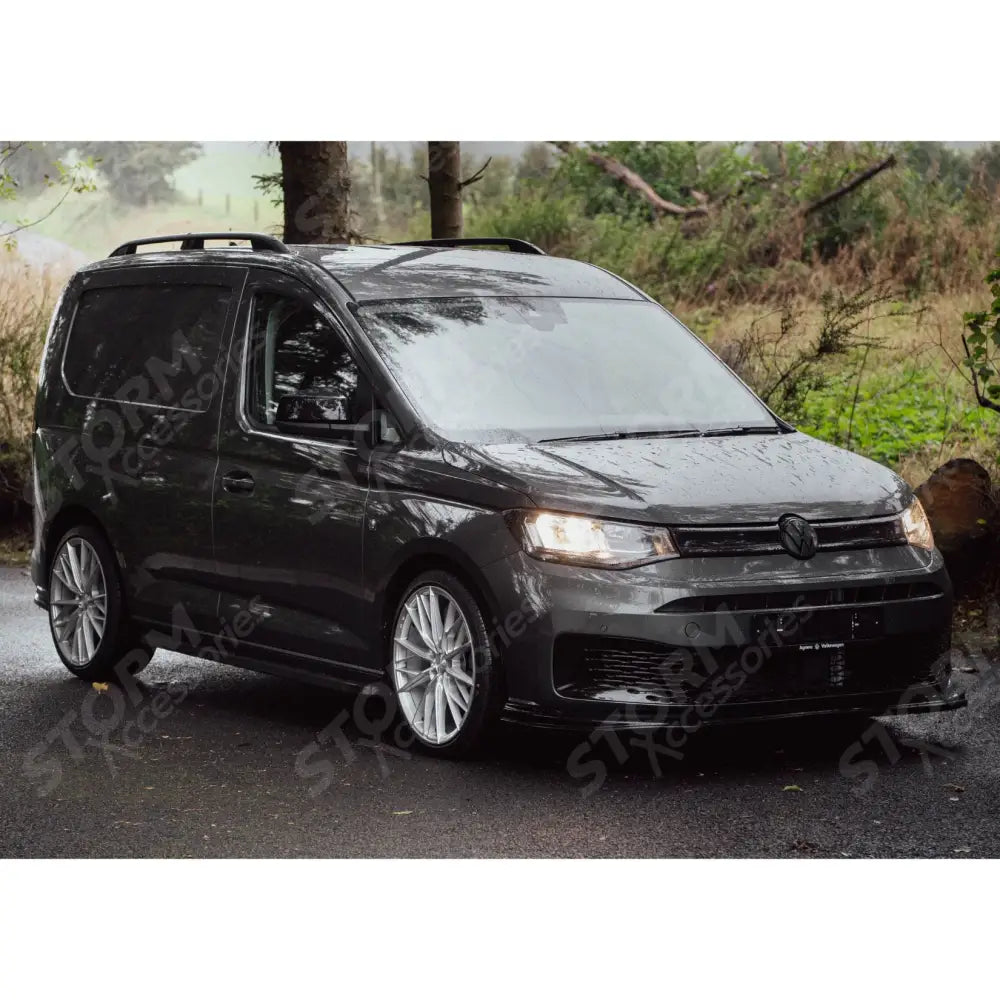 Aluminium Roof Bars In Black For Vw Caddy SWB 2021 On