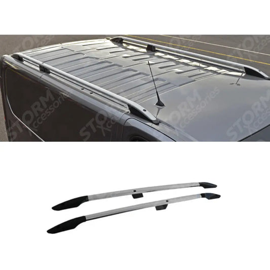 Aluminium Roof Bars In Silver For Renault Trafic - Vauxhall Vivaro - SWB 2014 - 2022