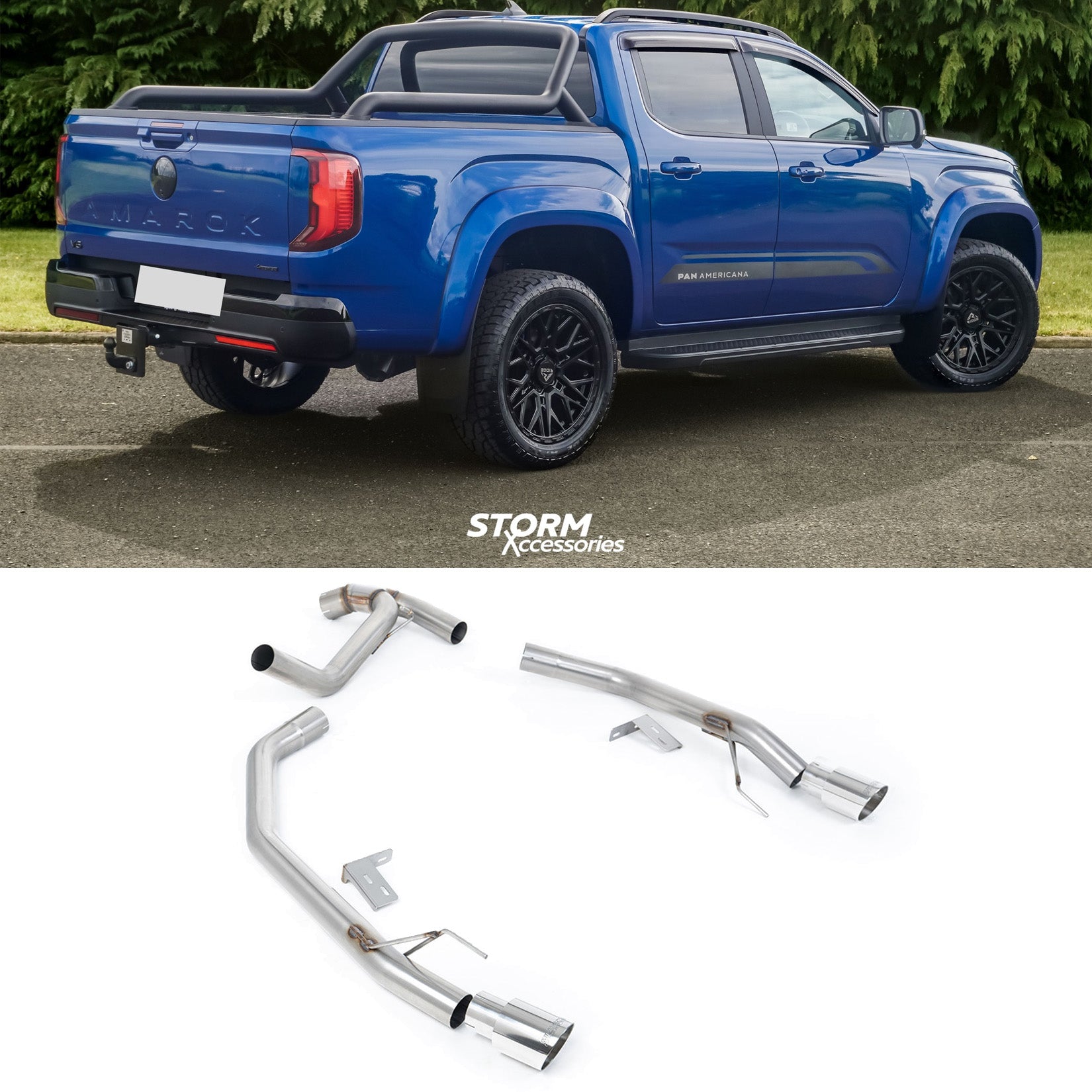 Volkswagen Amarok 3.0 V6 (240ps) Milltek Cat Back Exhaust System