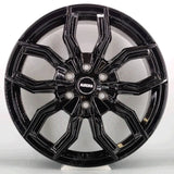 AR723/Aurora 20" 6X120 Gloss Black ET50 CB74.6