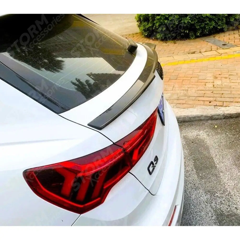 Audi Q3 2019 On Mid Spoiler In Gloss Black