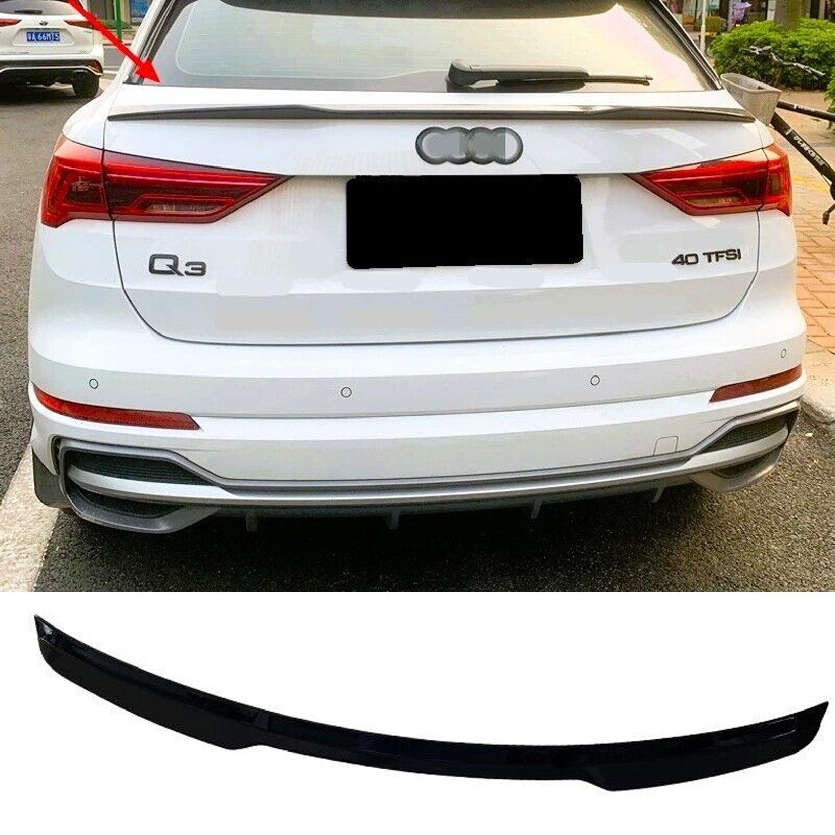 Audi Q3 2019 On Mid Spoiler In Gloss Black