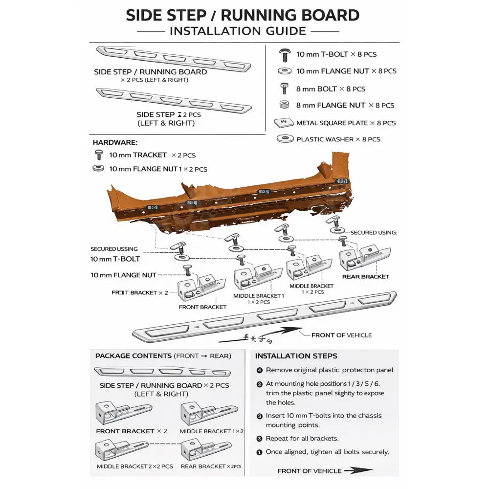 Audi Q5 2017 On Oem Style Stx Side Steps Running Boards - Pair