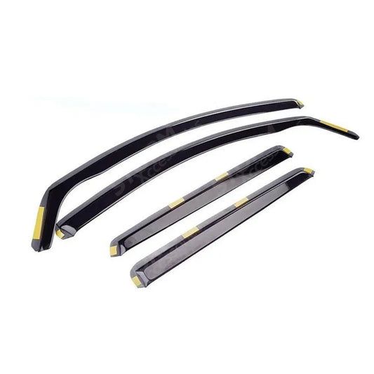 Audi Q7 2006-2015 - Stx Internal Wind Deflectors - 4-pcs - Clip In - Dark Smoke - W102