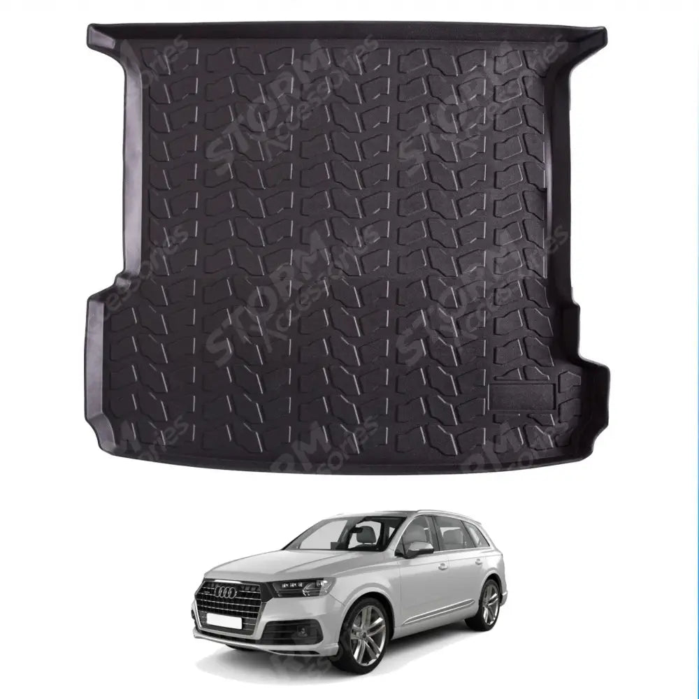 Audi Q7 2016 On - Stx Tailored Rubber Boot Liner Mat Protector