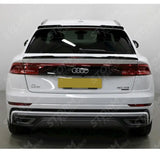 Audi Q8 2018+ - Risper Upper Spoiler Lip Extension - Gloss Black