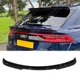 Audi Q8 2018+ - Risper Upper Spoiler Lip Extension - Gloss Black