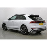 Audi Q8 2018+ - Risper Upper Spoiler Lip Extension - Gloss Black