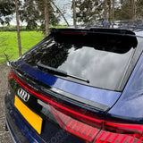 Audi Q8 2018+ - Risper Upper Spoiler Lip Extension - Gloss Black