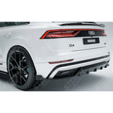 Audi Q8 S Line 2018-2023 Full Aero Low Line Kit In Gloss Black By Risper Styling