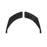 Audi Q8 S-line 2018 On Rear Bumper Corner Splitters In Gloss Black