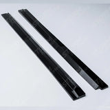 Audi Q8 S-line 2018 On Side Skirt Splitters 2 Piece In Gloss Black