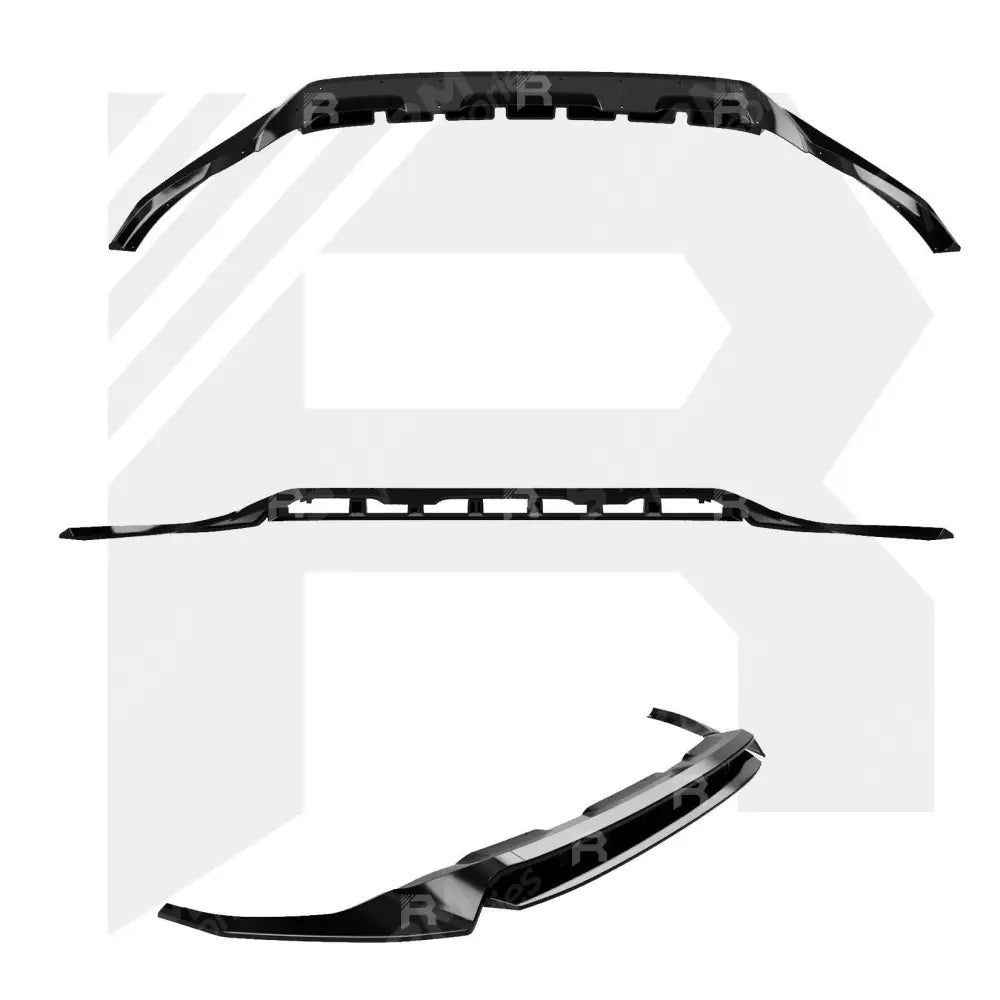Audi Q8 S Line 2018+ Risper Front Splitter Lip - Gloss Black