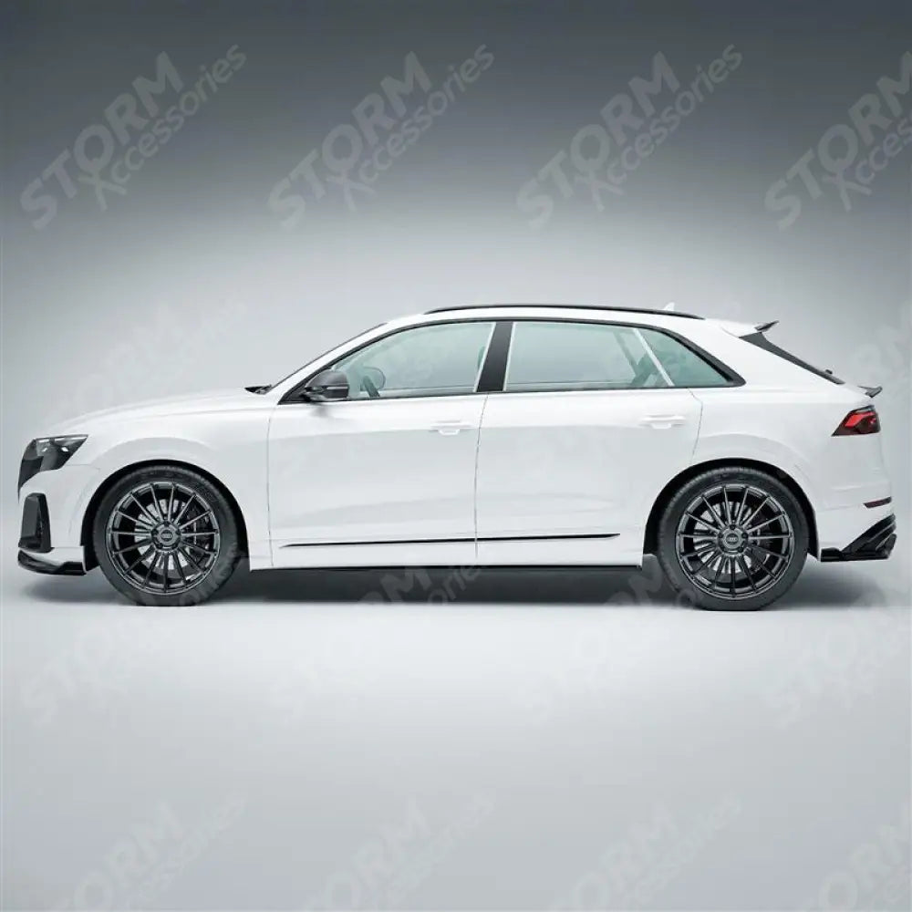 Audi Q8 S-Line 2023+ Full Aero Low Line Kit In Gloss Black