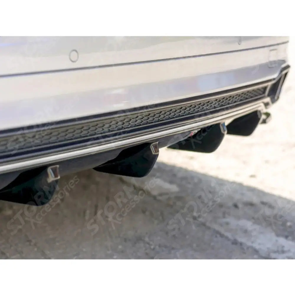 Audi Sq5/q5 S-line Mk2 2017+ - Maxton Rear Valance - Gloss Black