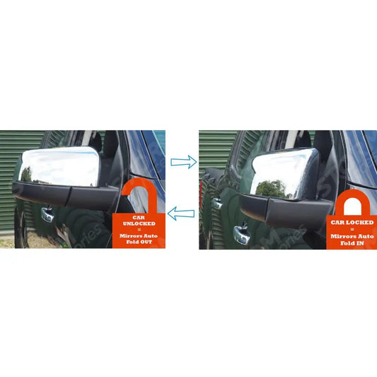 Automatic Folding Wing Mirror Kit For Toyota Hilux Mk8 2016-2026