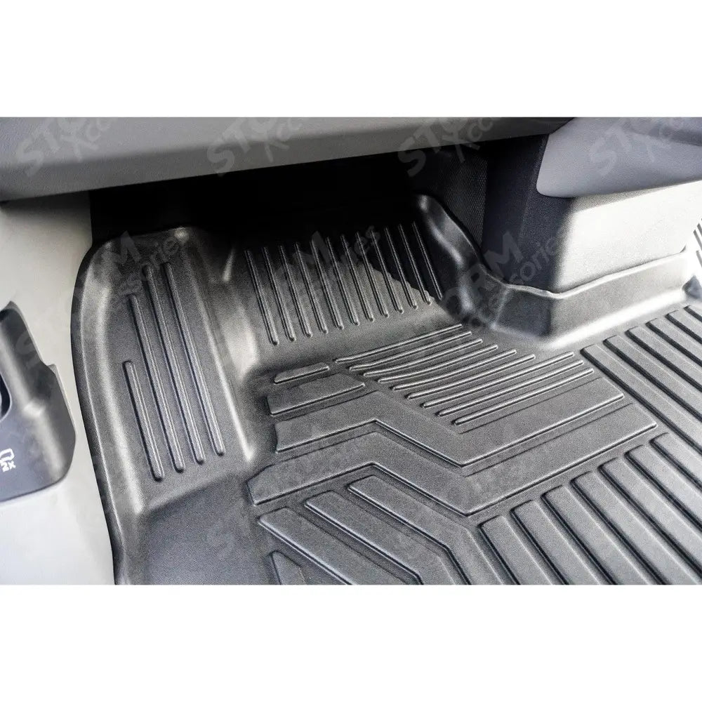 Automatic Mud Block Tailored Floor Mat 1 Piece For Ford Transit Custom 2023 on