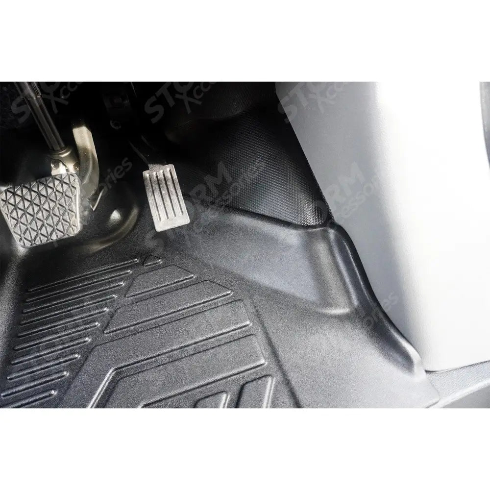 Automatic Mud Block Tailored Floor Mat 1 Piece For Ford Transit Custom 2023 on