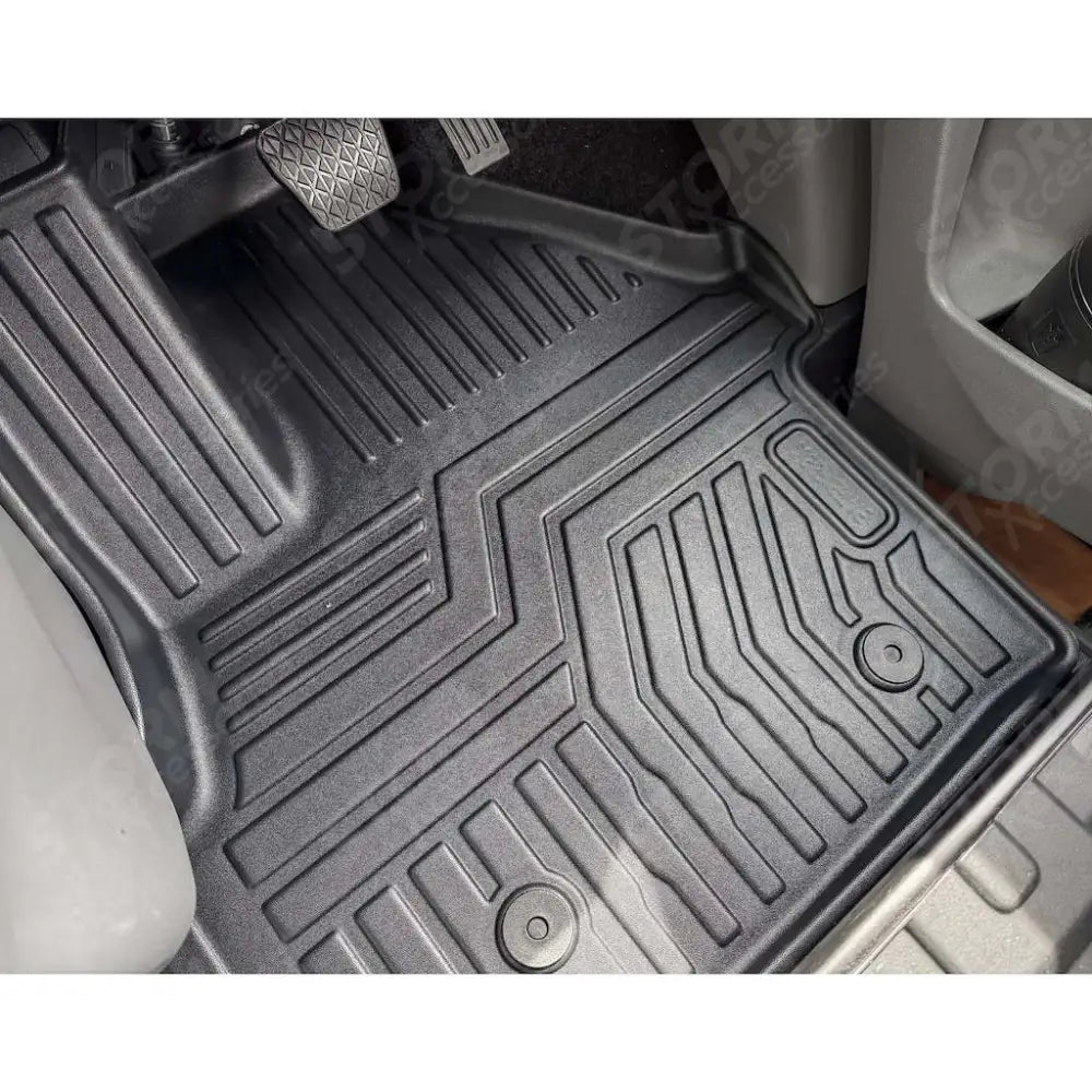 Automatic Version Tailored Mudblock Front Mat For Ford Transit Custom 2023 on Sport / MSRT - Floor Mats