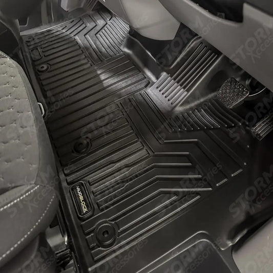 Automatic Version Tailored Mudblock Front Mat For Ford Transit Custom Double Cab 2023 On