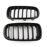 Bmw X5 F15 2013-2018 - Matte Black Front Grill - Solid Slat