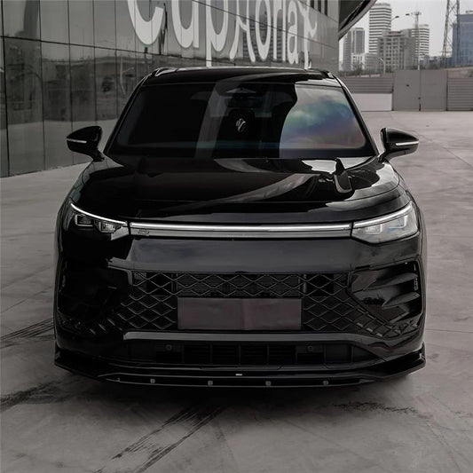 VW Tayron R-Line MK1 2025 On Front Splitter In Gloss Black