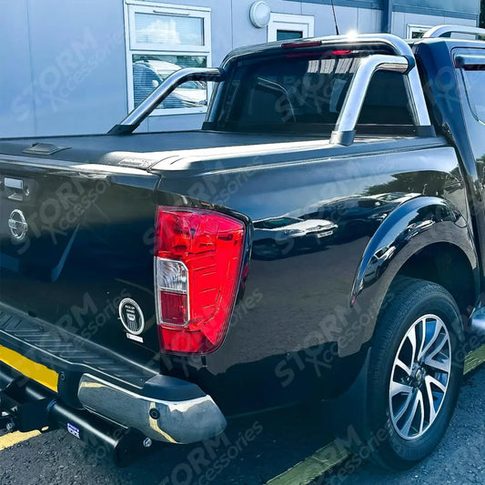 Bar For Nissan Navara Np300 / Ford Ranger / Toyota Hilux Double Cab Ridgeback Roll Rtc In Stainless Steel
