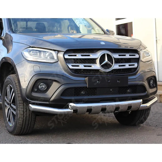 Bar Spoiler Bar For Mercedes X-class - Stainless Steel City