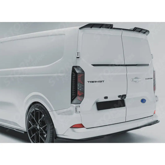 Barn Door Mid Spoiler In Gloss Black For Ford Transit Custom MK2 2023+