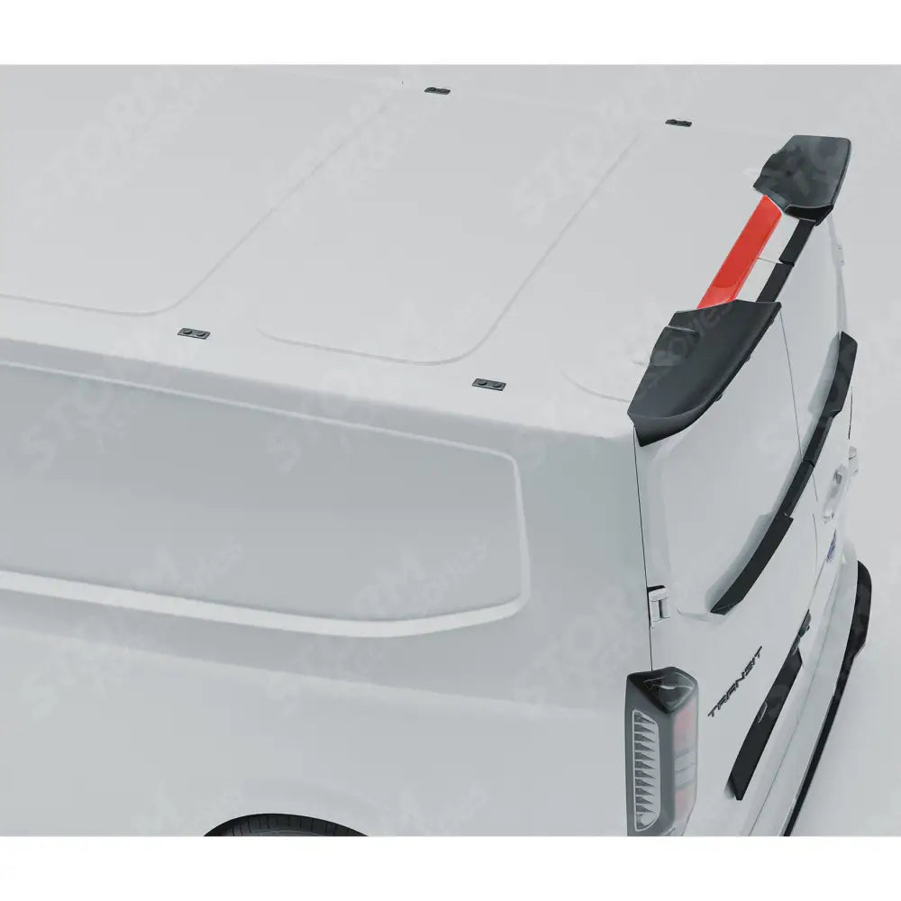 Barn Door Mid Spoiler In Gloss Black For Ford Transit Custom MK2 2023+