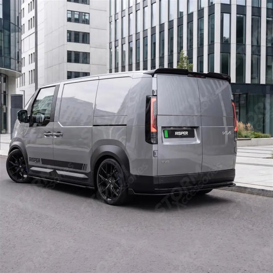 Barn Door Rear Bumper Splitter in Gloss Black For Kia Pv5 Cargo 2025+