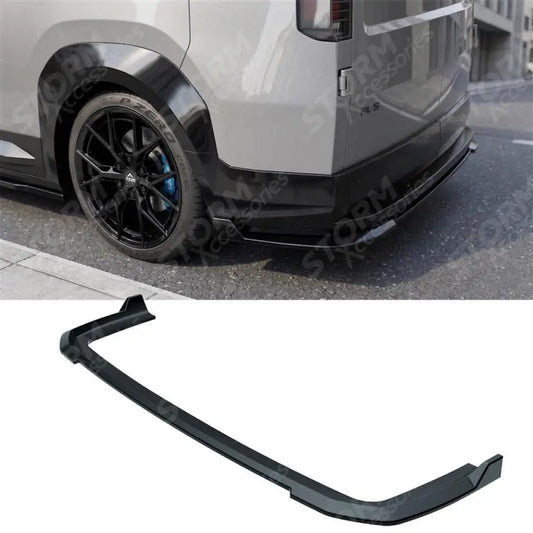Barn Door Rear Bumper Splitter in Gloss Black For Kia Pv5 Cargo 2025+