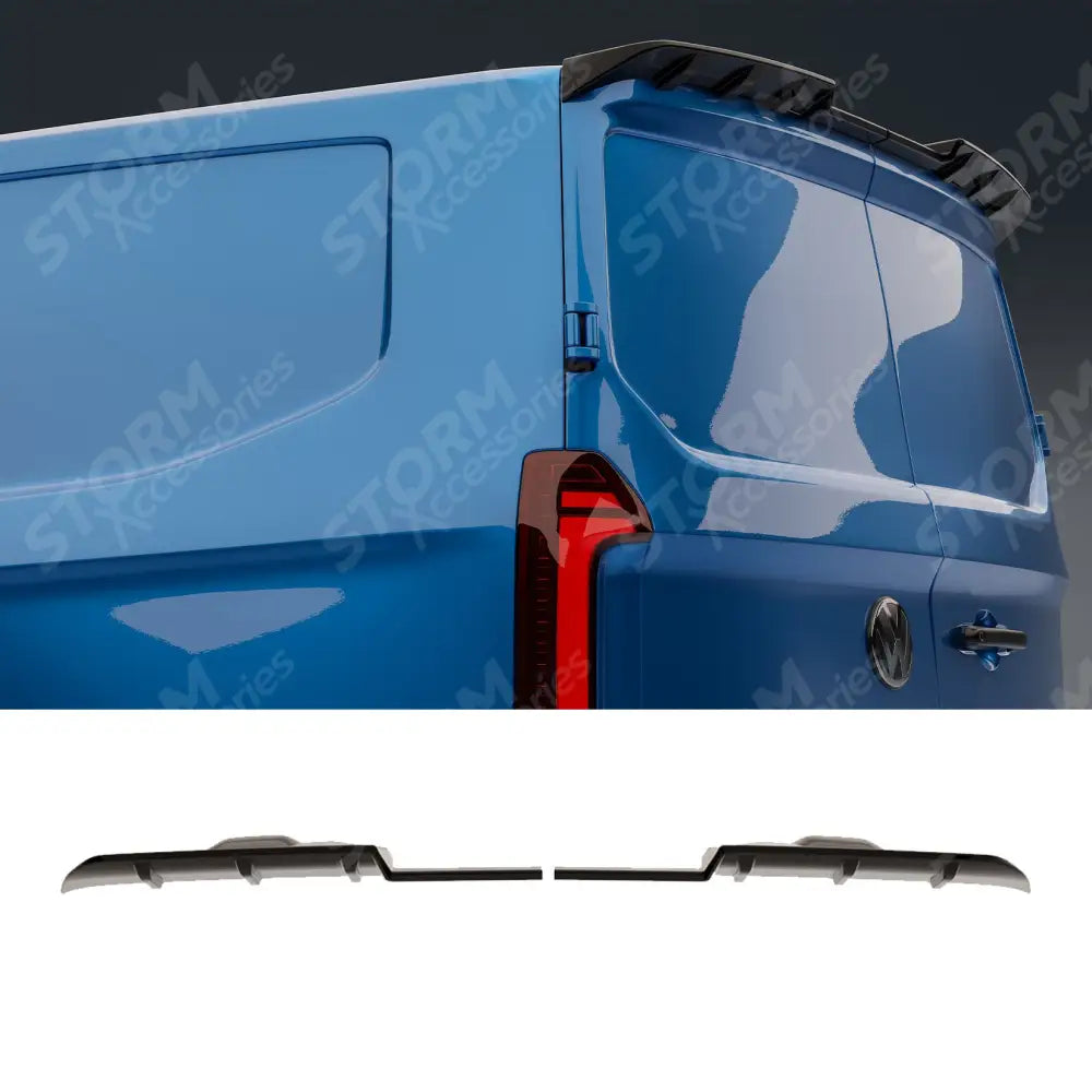 Barn Door V1 Spoiler In Gloss Black For Volkswagen Transporter T7 2025+