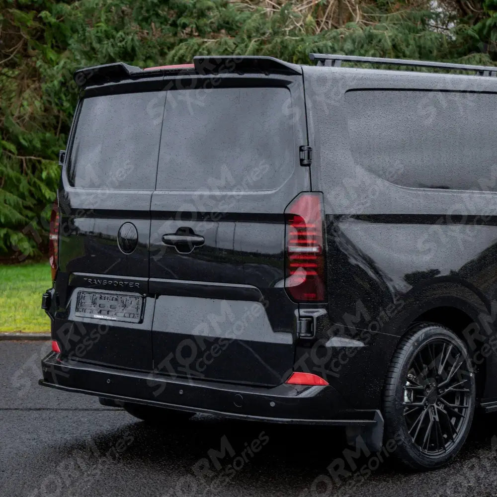 Barn Door V1 Spoiler In Gloss Black For Volkswagen Transporter T7 2025+