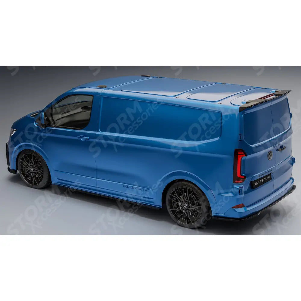 Barn Door V1 Spoiler In Gloss Black For Volkswagen Transporter T7 2025+