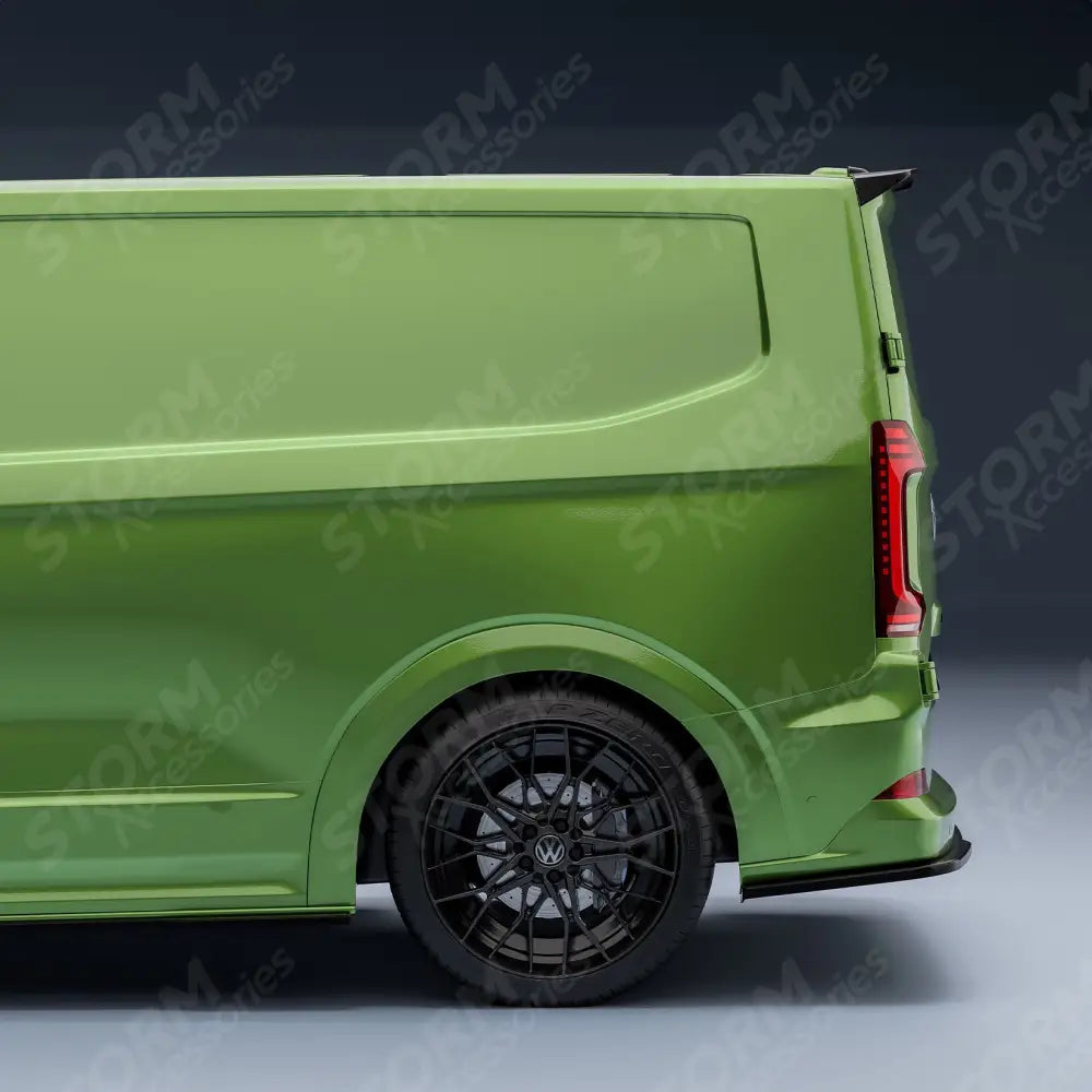 Barn Door V2 Spoiler In Gloss Black For Volkswagen Transporter T7 2025+