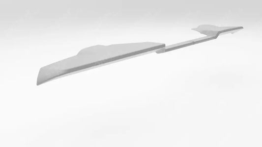 Barn Door V2 Spoiler In Primer For Ford Transit Custom MK2 2024+