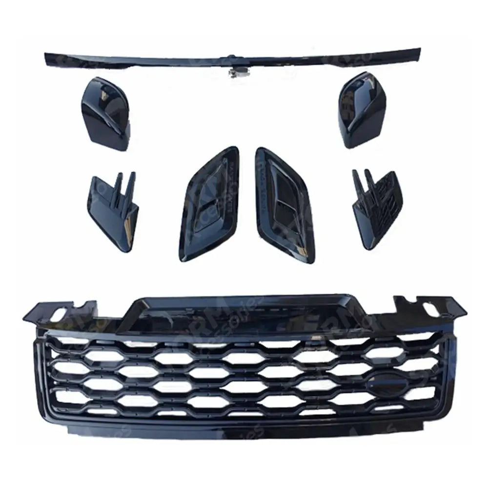 Black Edition Trim Set Front Grille Body Kit For Range Rover Sport 2018 - 2022 - L494