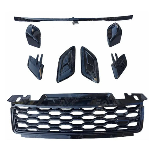 Black Edition Trim Set Front Grille Body Kit For Range Rover Sport 2018 - 2022 - L494