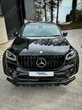 Black For Mercedes X-class Grille Amg Style In Gloss