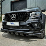 Black For Mercedes X-class Grille Amg Style In Gloss