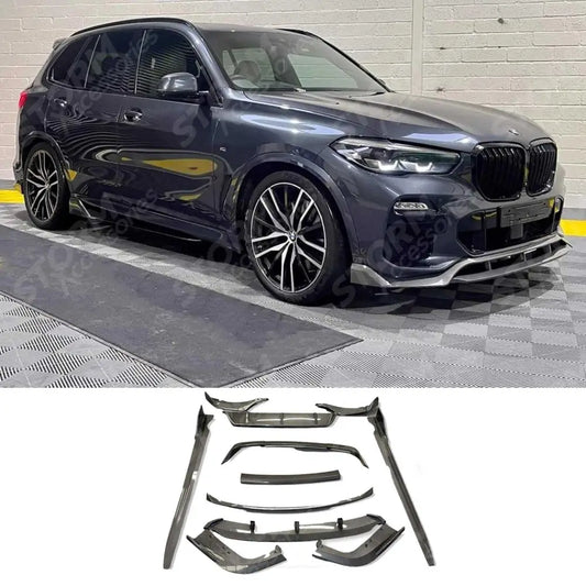 Black Knight Aero Body Kit Carbon Look For Bmw X5 G05 2018-2022