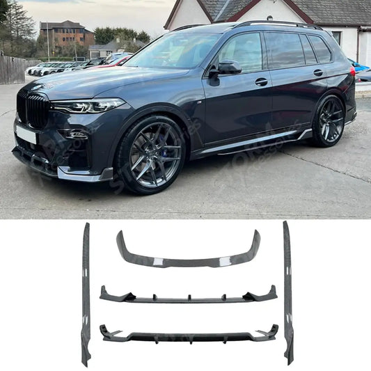 Black Knight Aero Body Kit Carbon Style For Bmw X7 G07 2018 On